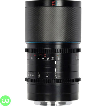 Sirui Saturn 75mm T2.9 1.6x Carbon Fiber Full-Frame Anamorphic Lens Price in Pakistan - W3 Shopping